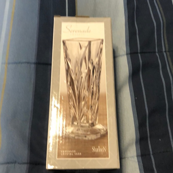 Godinger Serenade Crystal Vase Beautifal NIB - Picture 1 of 1